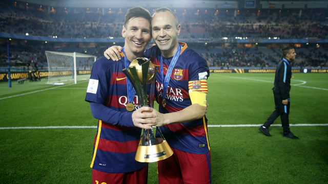 Messi Iniesta