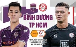 Video: Bình Dương - TPHCM (Vòng 4 V-League 2024/25)